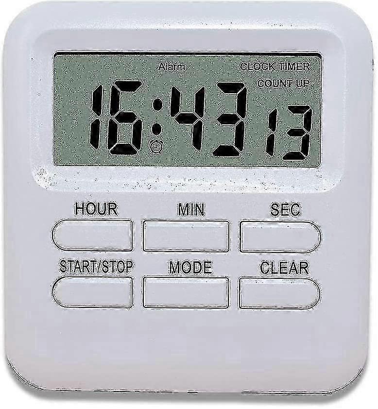 Digital Stopwatch Timer with Magnetic Mount and Alarm Function for Households