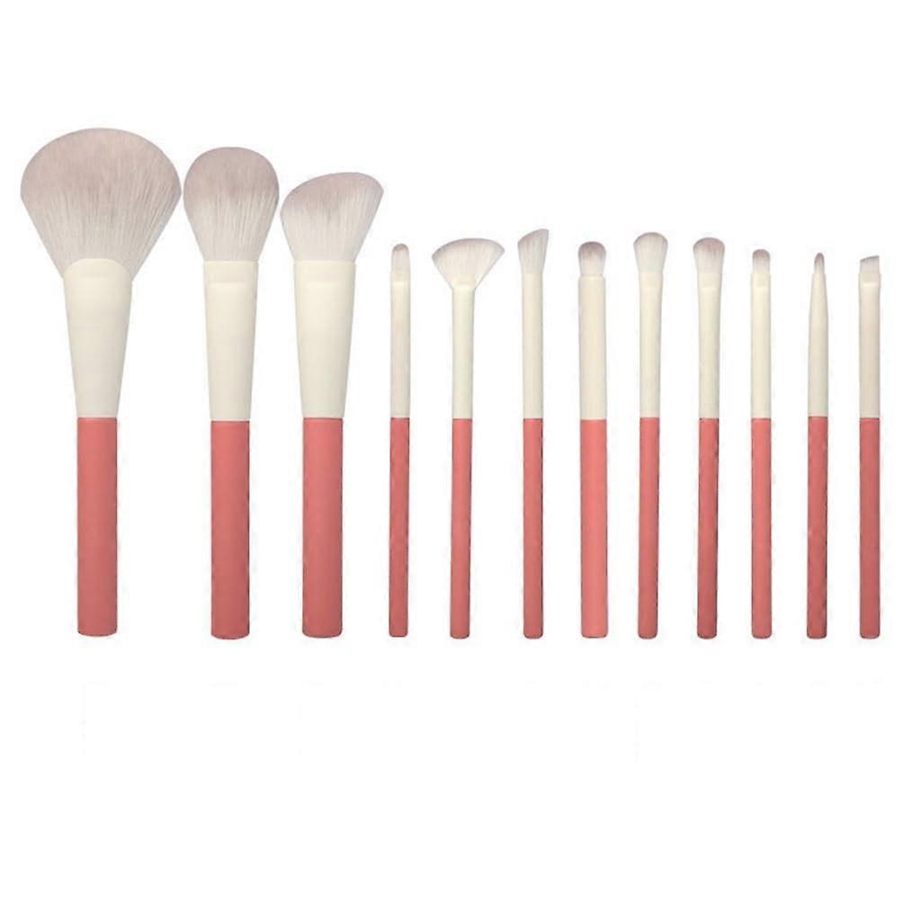 12 Piece Makeup Brush Set with Soft Corn Silk Eyeshadow Brushes for Precise Color Blending