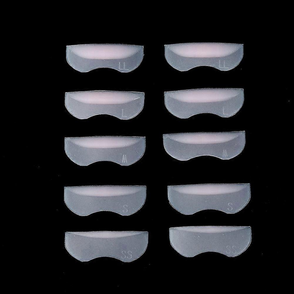 Reusable Silicone Eyelash Lift Pads 5 Pairs Multiple Size Options for Professional Lash Lifting