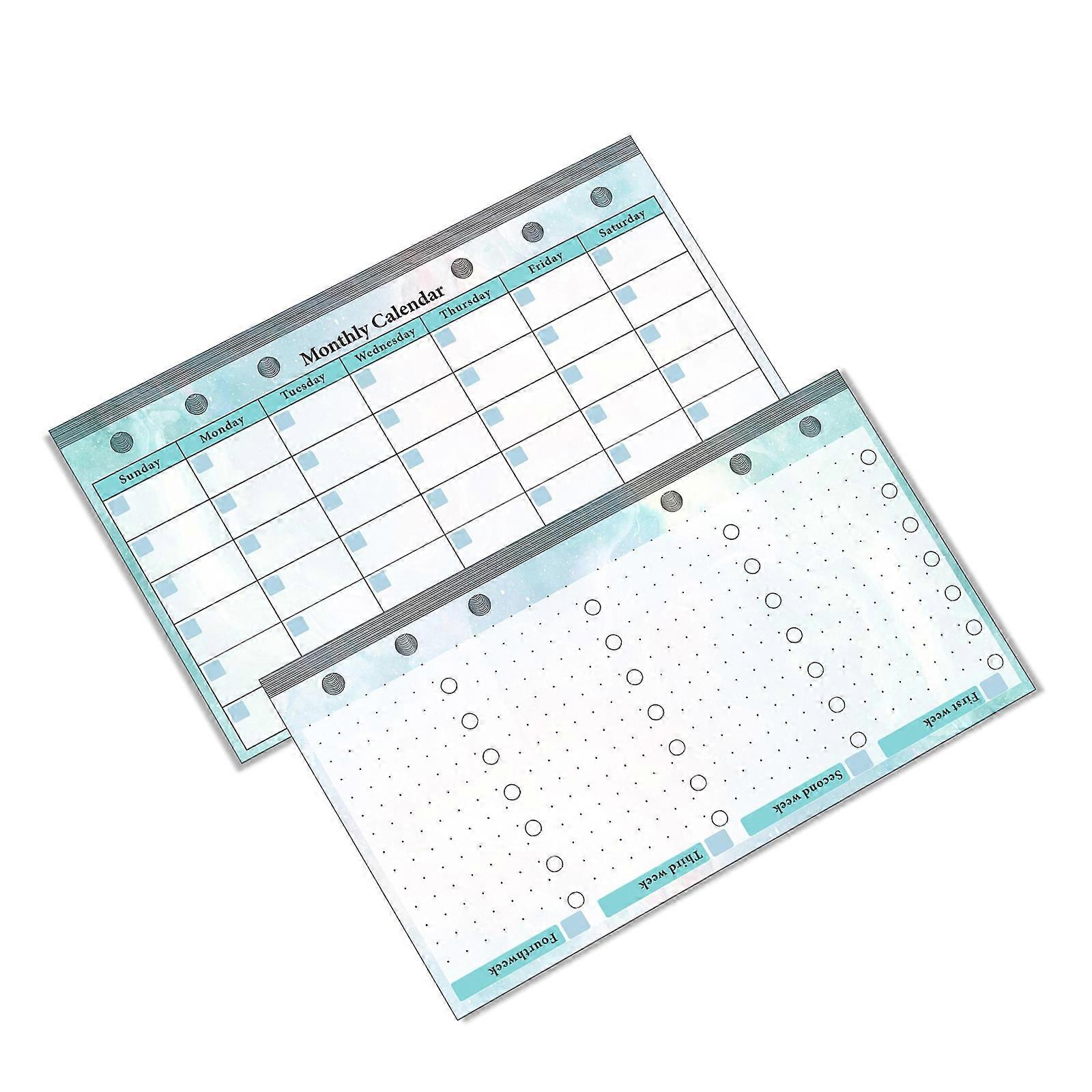 Loose Leaf Refill Paper, Binder Planner Inserts for Binder Journal, Budget Planner, Lined Budget/Weekly/Monthly Sheets Multicolor