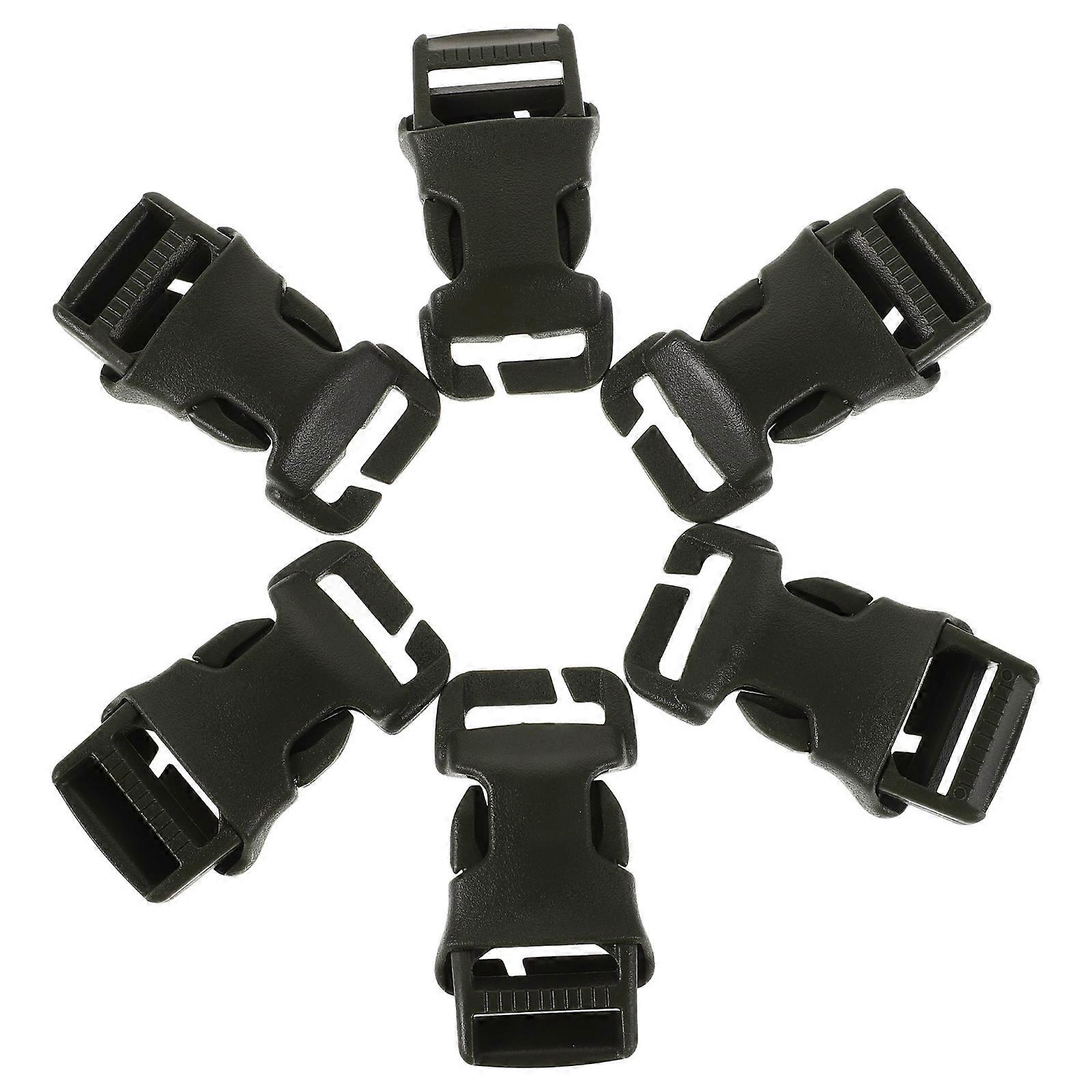 Plastic Heavy Duty Backpack Buckles for Backpack Quick Release 6Pcs Pack