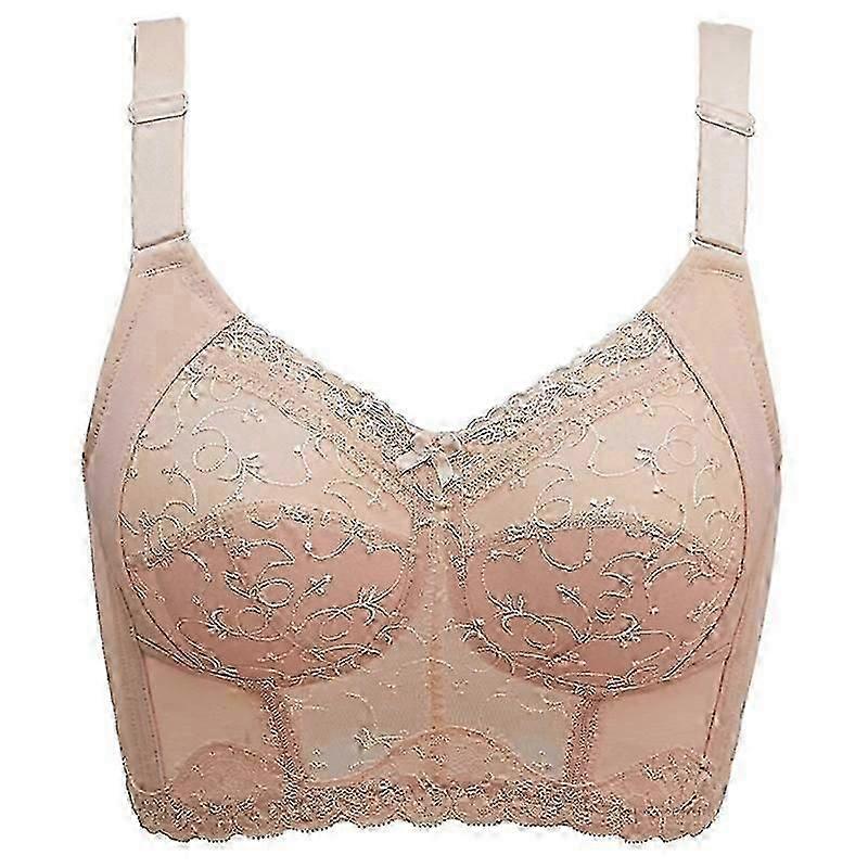 Women Wireless Minimizer Bra Full Coverage Lace Em, 90c fast