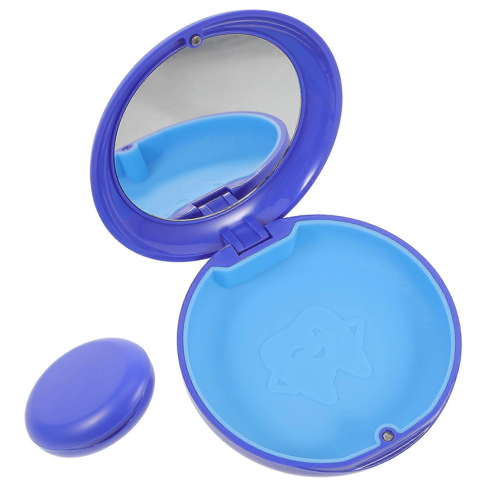 Brace Storage Case Small Denture Protector for Outdoor Use 4Pcs