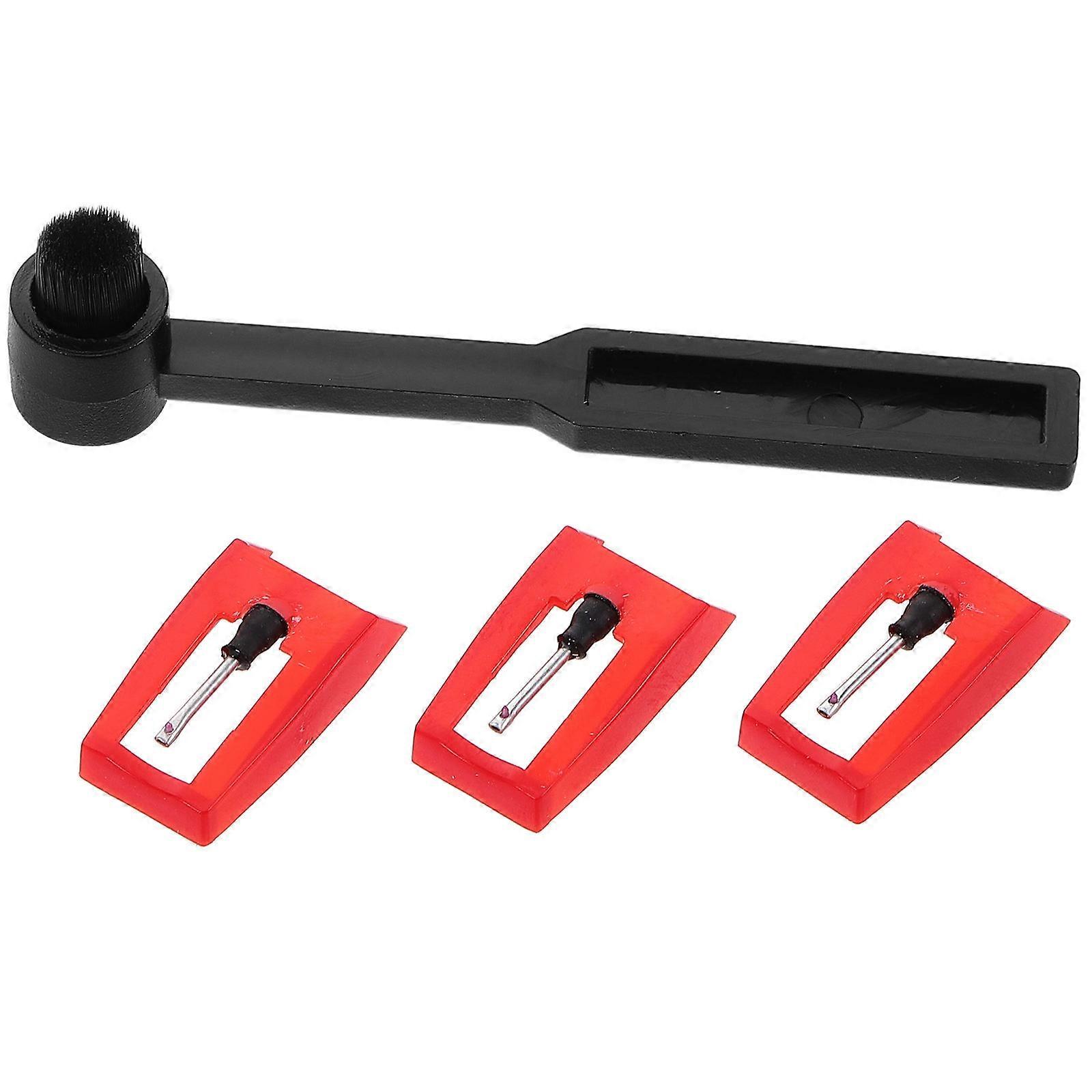 Stylus Needle Record Player Replacement Kit for Turntable Includes Brush 1Set