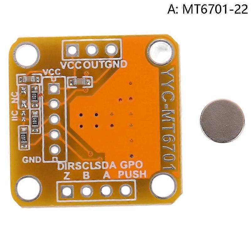 Magnetic Encoder MT6701 Magnetic Induction Angle Measurement Sensor Module 14bit High Precision Can Perfectly Replace AS5600