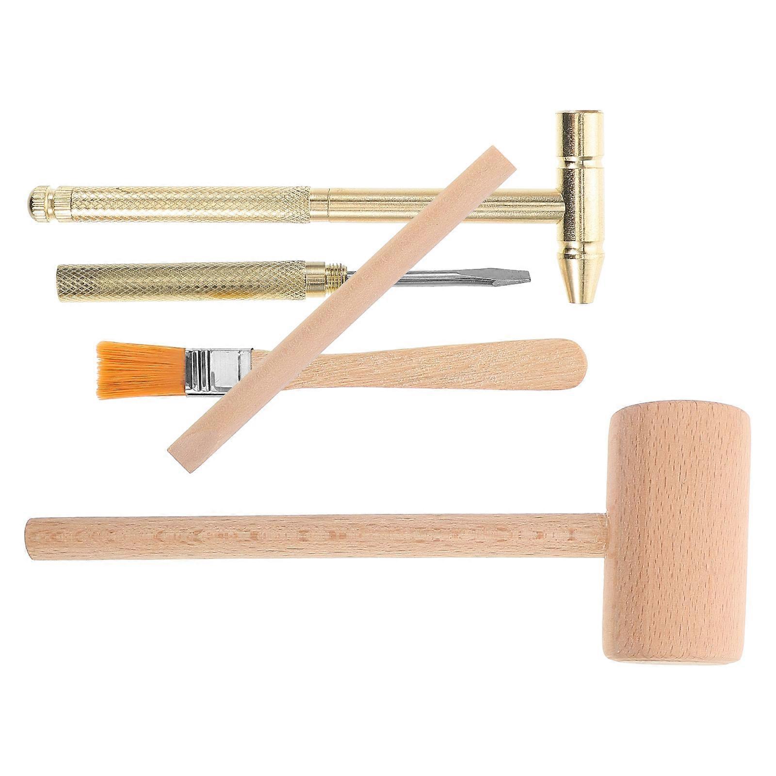 2Sets Kids Wooden Archaeological Excavation Tools Digging Kit for