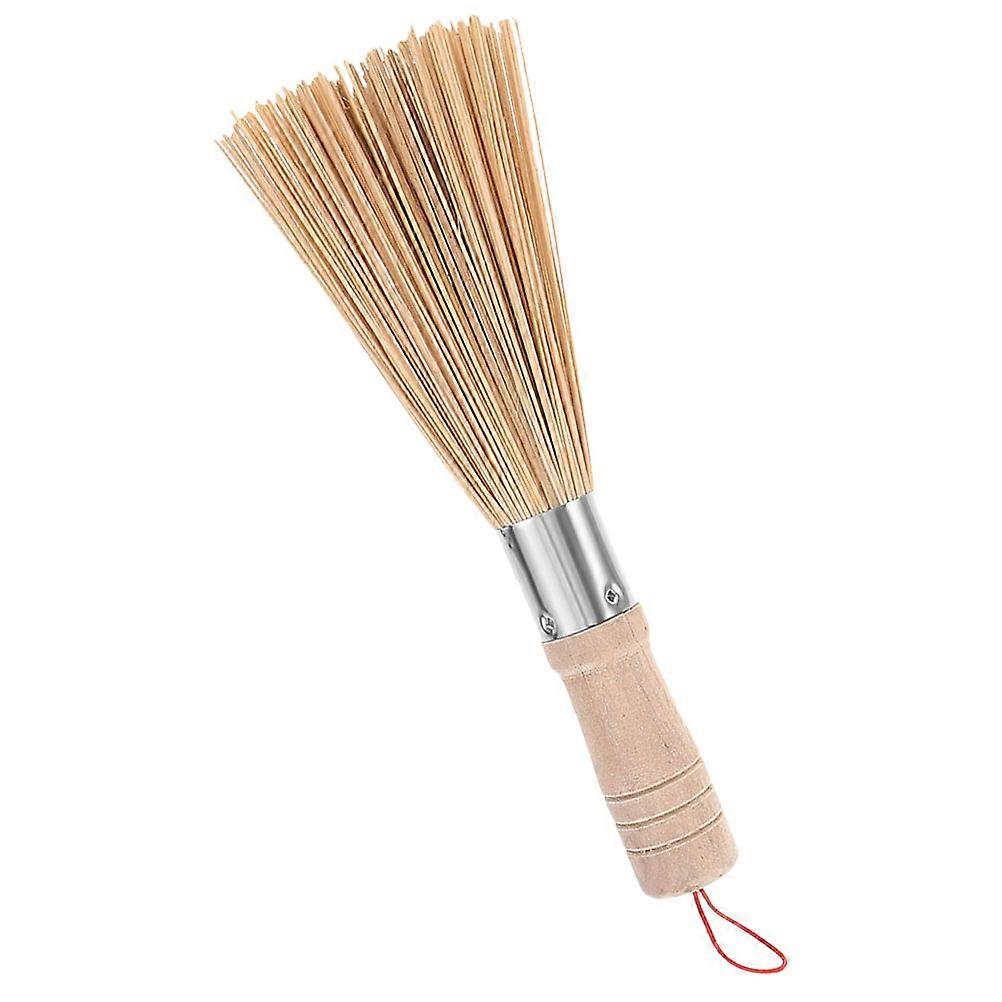 Kitchen Use Bamboo Brush for Pan Cleaning with Long Handle