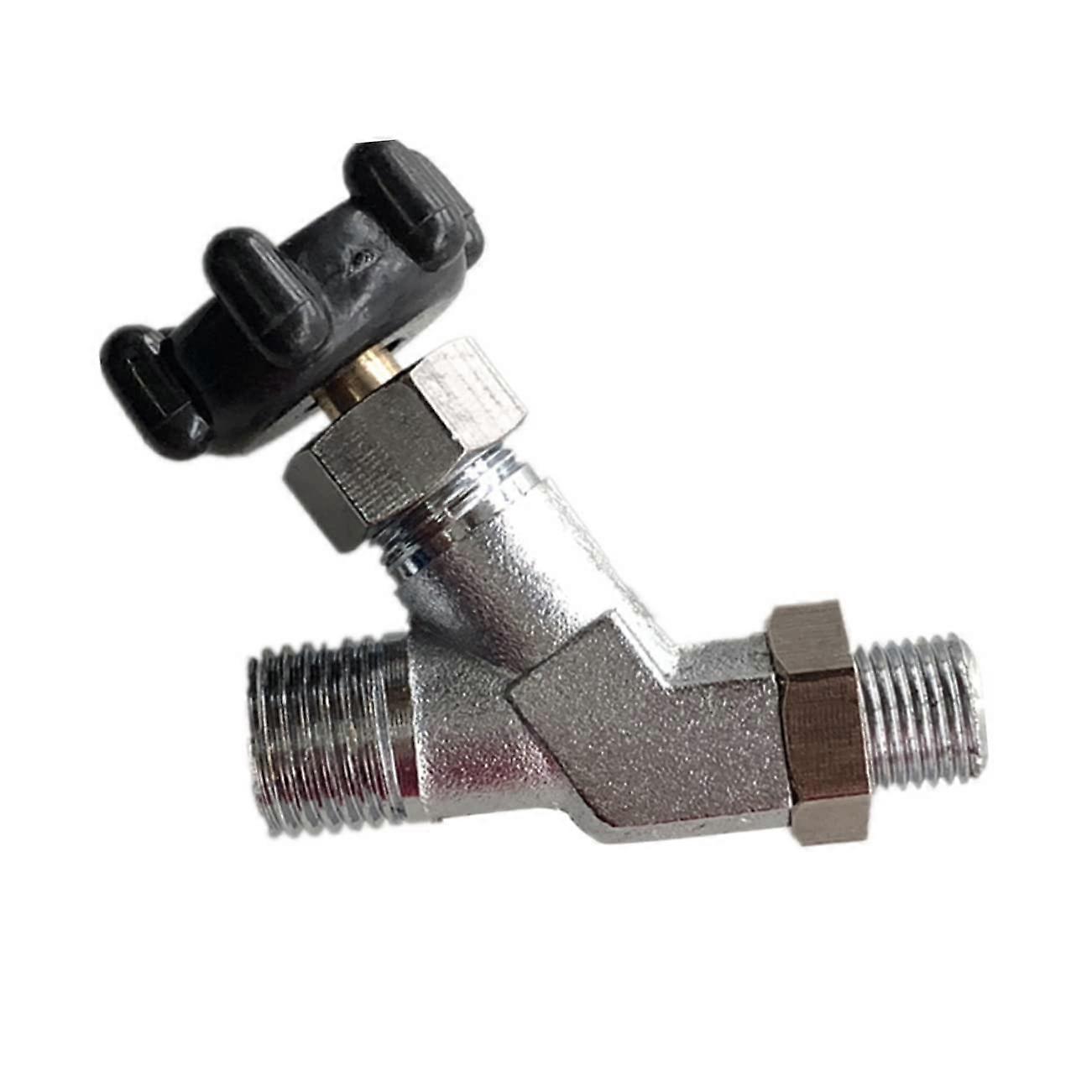 Steam Iron Valve with Air Release and Drain Function, Durable, Easy Installation, Silver 2.7x6x6cm