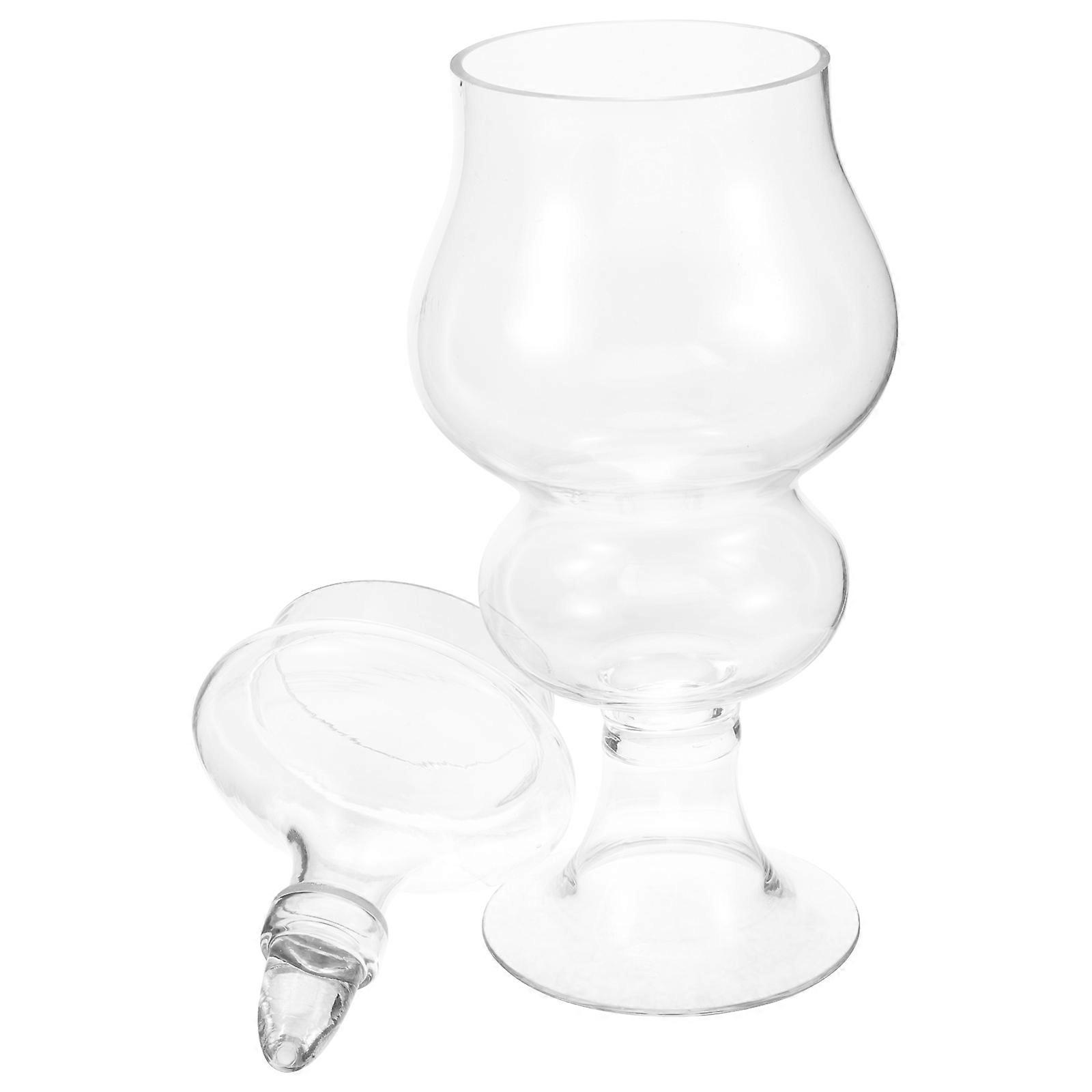 Glass Candy Container for Home Use Transparent Candy Jar