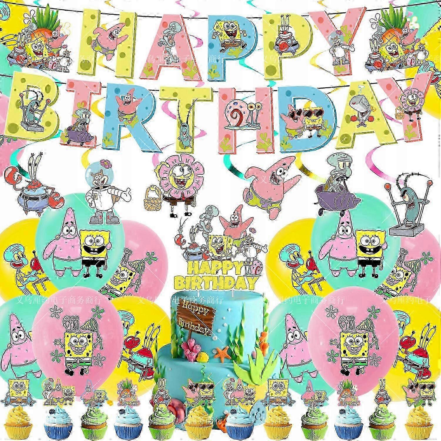 Spongebob Squarepants Party Set 2025