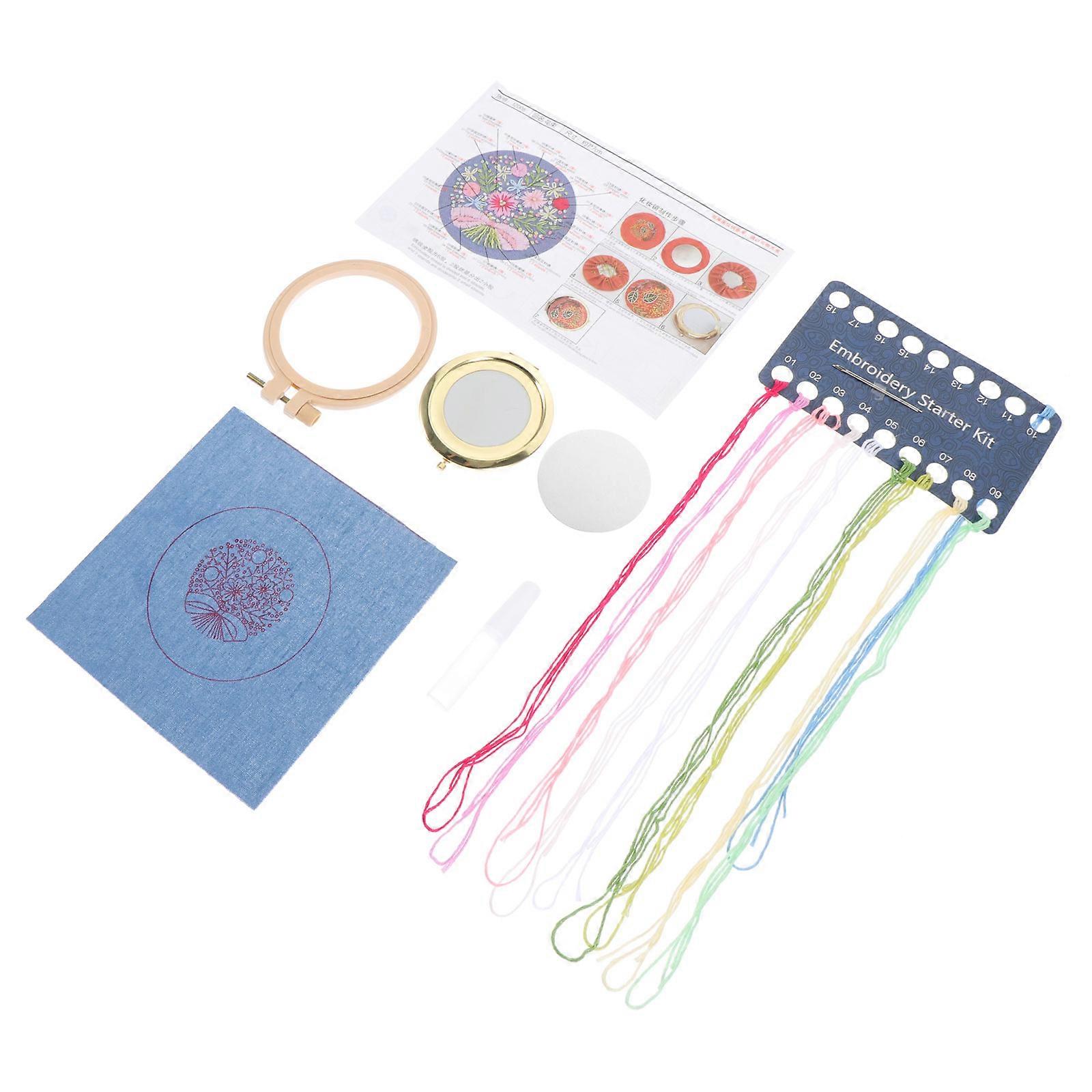 Girl Makeup Foldable Compact Mirror for Travel Use 2Sets