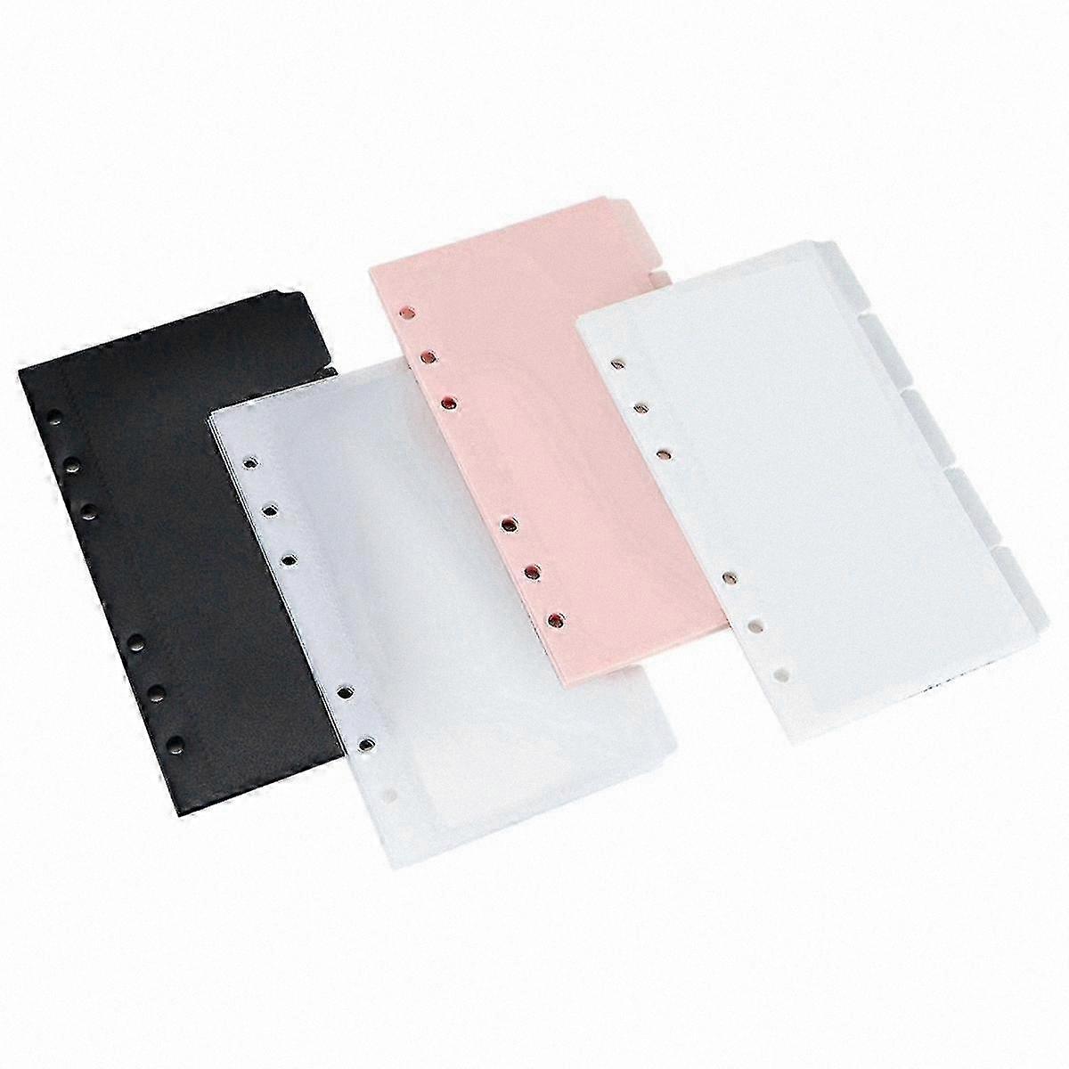 6-Hole A6 Binder Pockets for Budgeting Notebook Organization