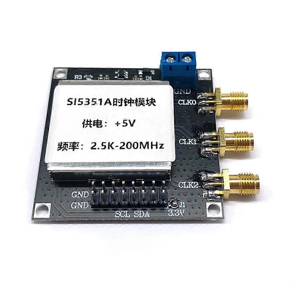 SI5351 Clock Generator Module,  Precision 2.5KHz200MHz Shielded Programmable Frequency Generator