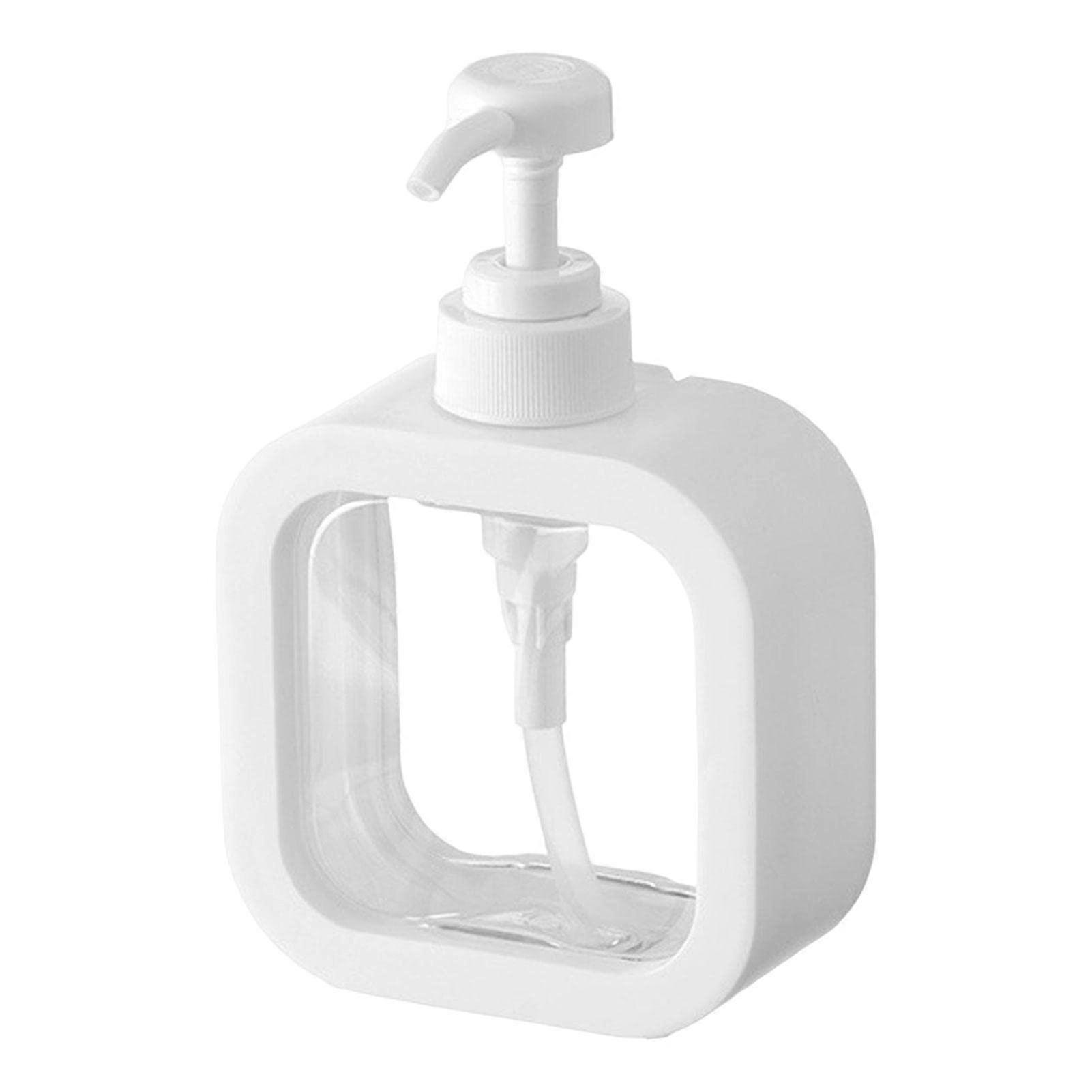 Transparent Refillable Soap Dispenser Pump Bottles 10.56oz 17.6oz Leakproof PP for Bathroom