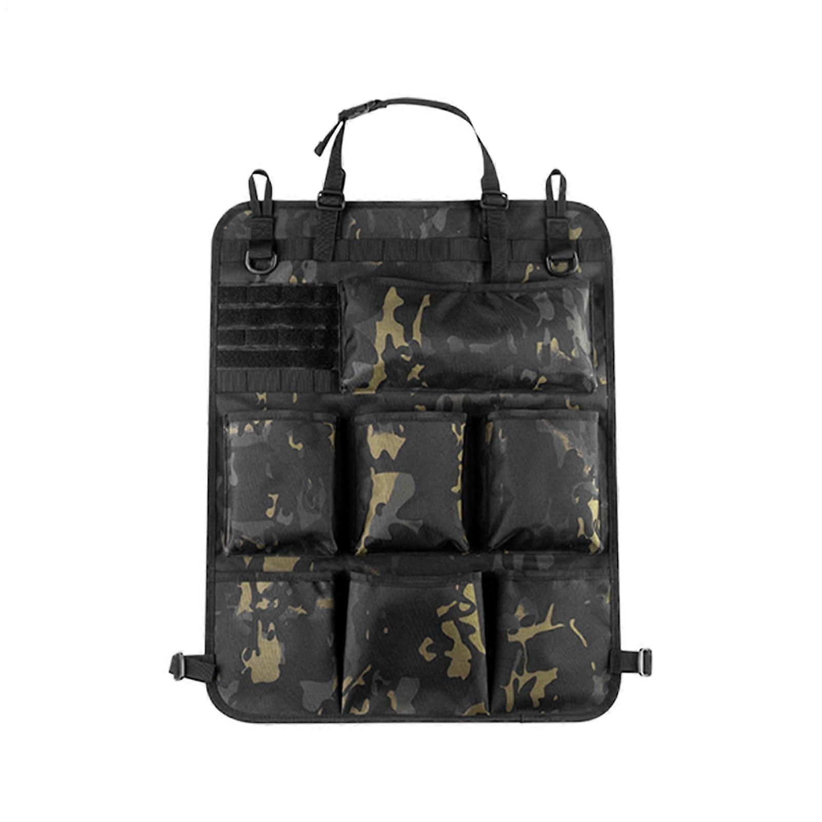 Car Back Seat Organizer with 8Pocket Storage, Foldable SpaceSaving Design for SUV and Road Trips