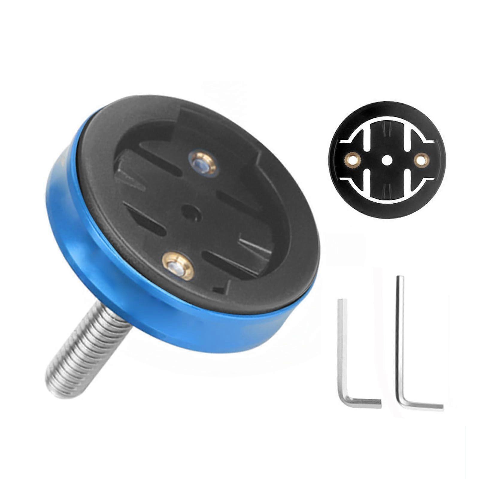 Adjustable Aluminum Bike Computer Stem Mount with Secure AntiShake Design and Wide Compatibility