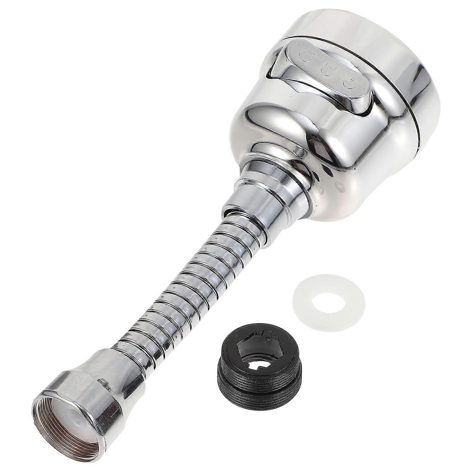 1Pcs Kitchen Water Faucet Sprayer Head for Splash-Proof Rotate Silver