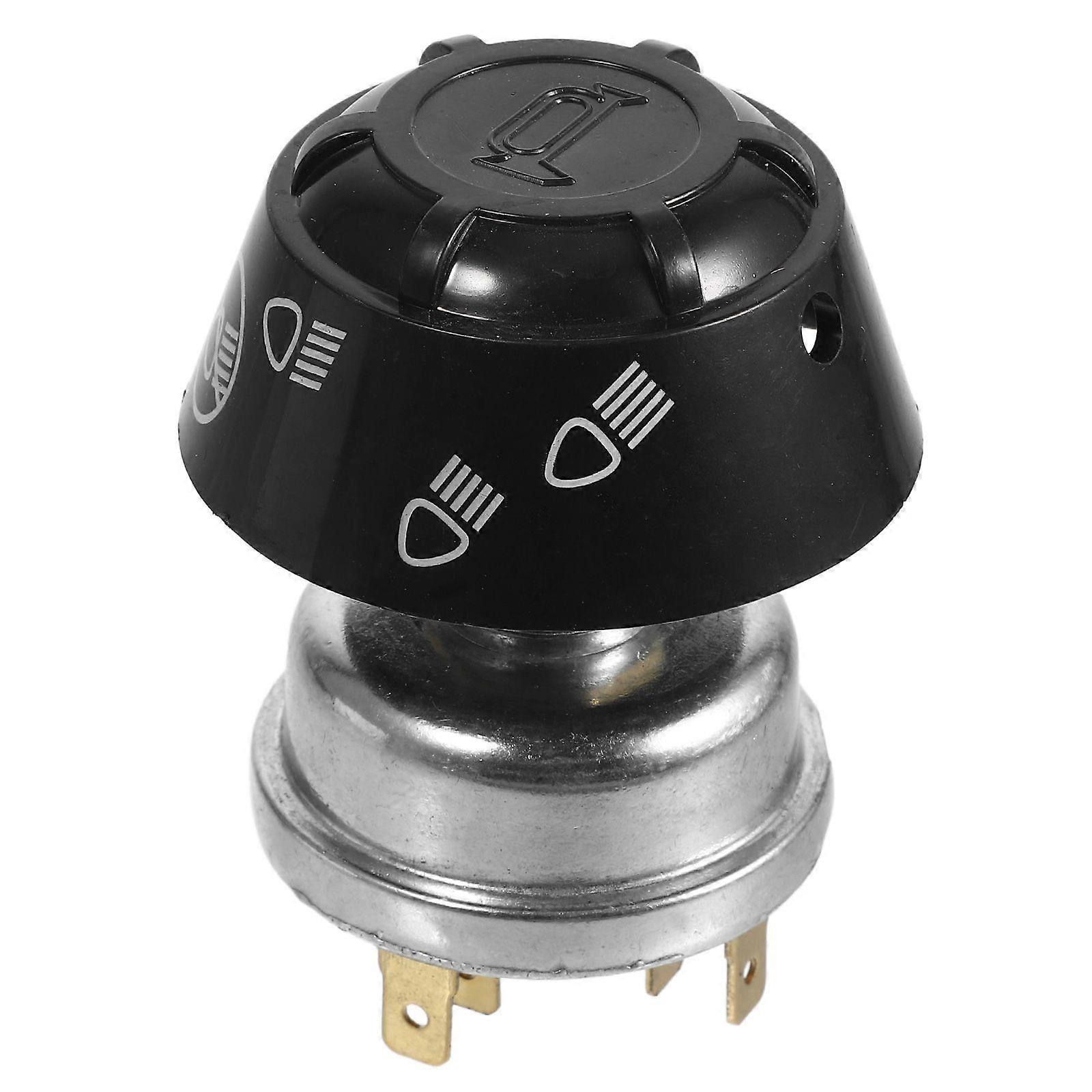 Tractor Light Switch Horn Push Button Light/Horn Button Push Switch Metal for  Tractor