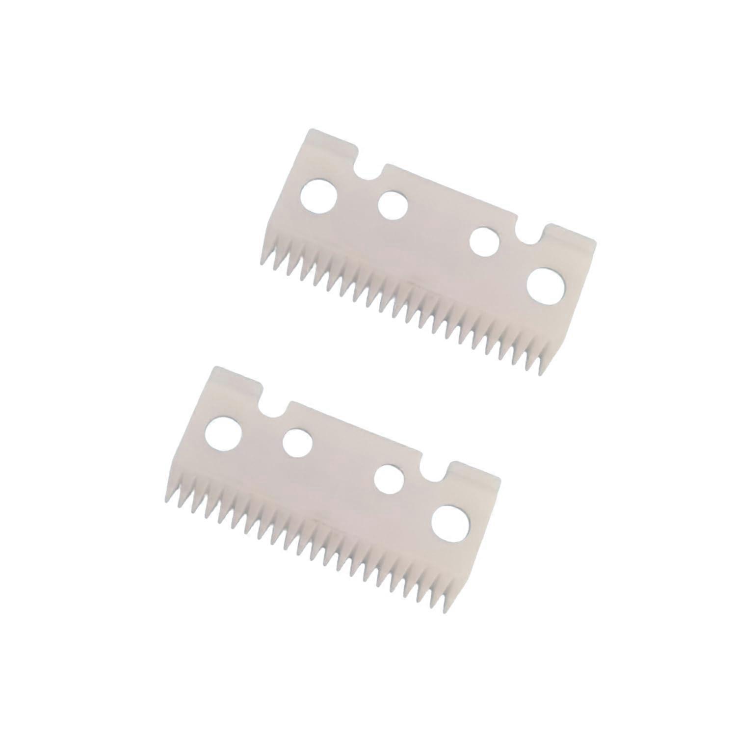 Ceramic Replacement Blades 2pcs Precision Cutting Edge LongLasting Sharpness for Andis Master Clipper