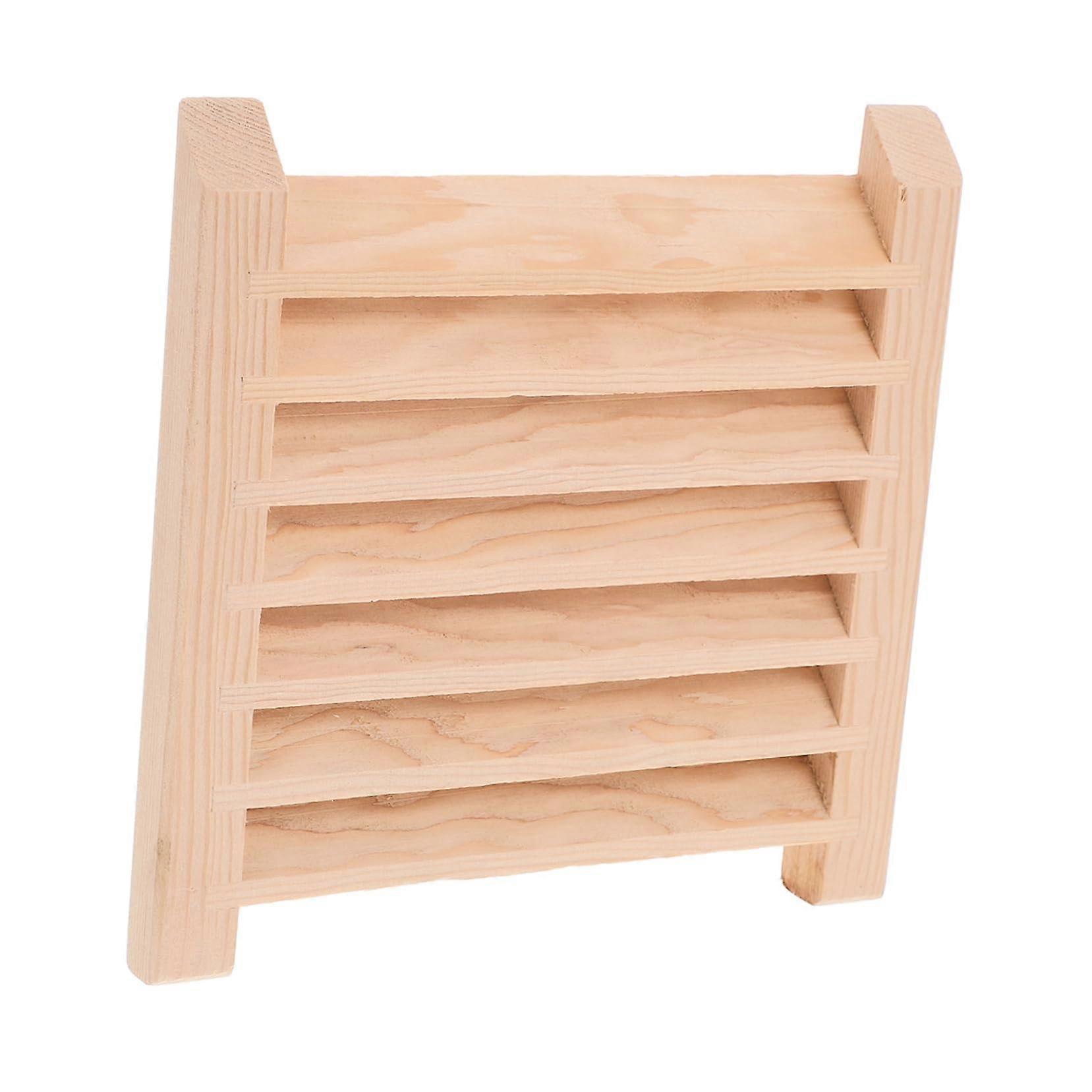 Wooden Sauna Ventilation Panel with Adjustable Louver Grill for PrivacyFriendly Airflow