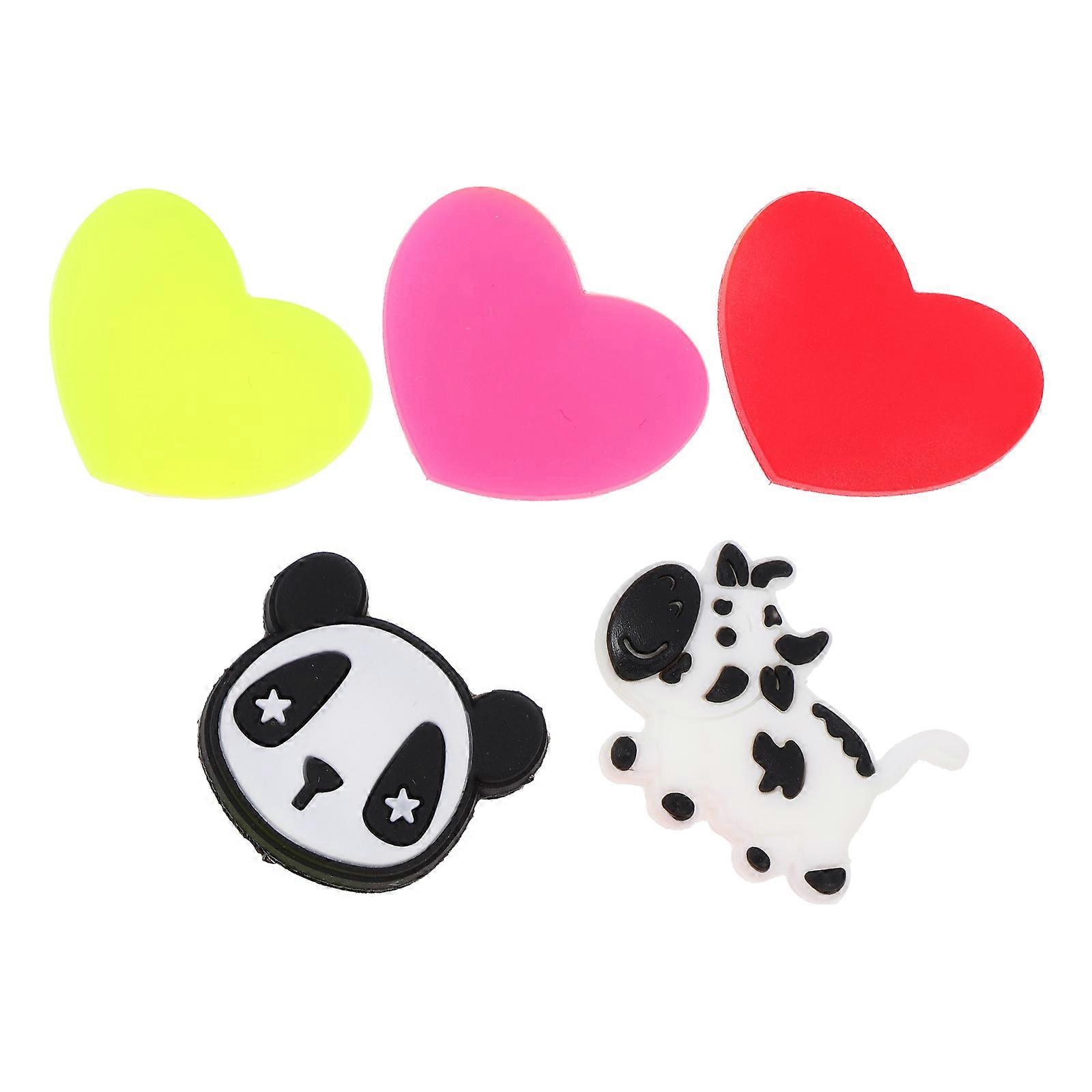 Tennis Racket Shocking Absorber Silicone Dampener for Racket Use 5Pcs