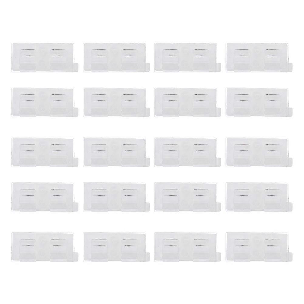 Outdoor String Light Clips Transparent Heavy Duty Cord Retainers 30Pcs