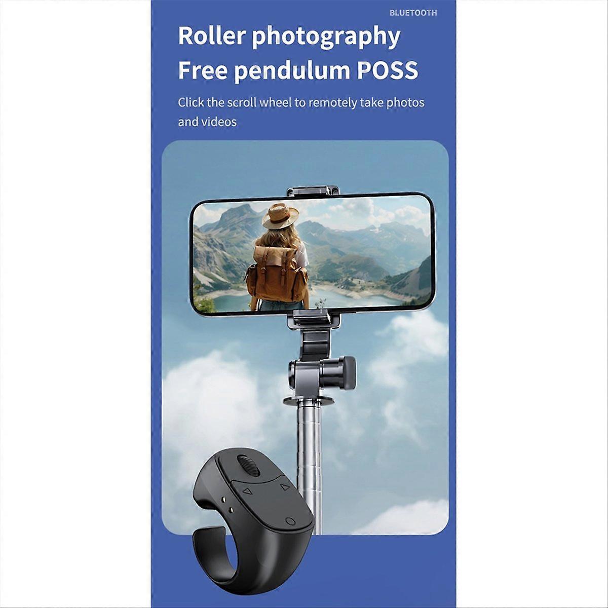 Roller Smart Fingertip Ring Remote Control Mouse Wireless B