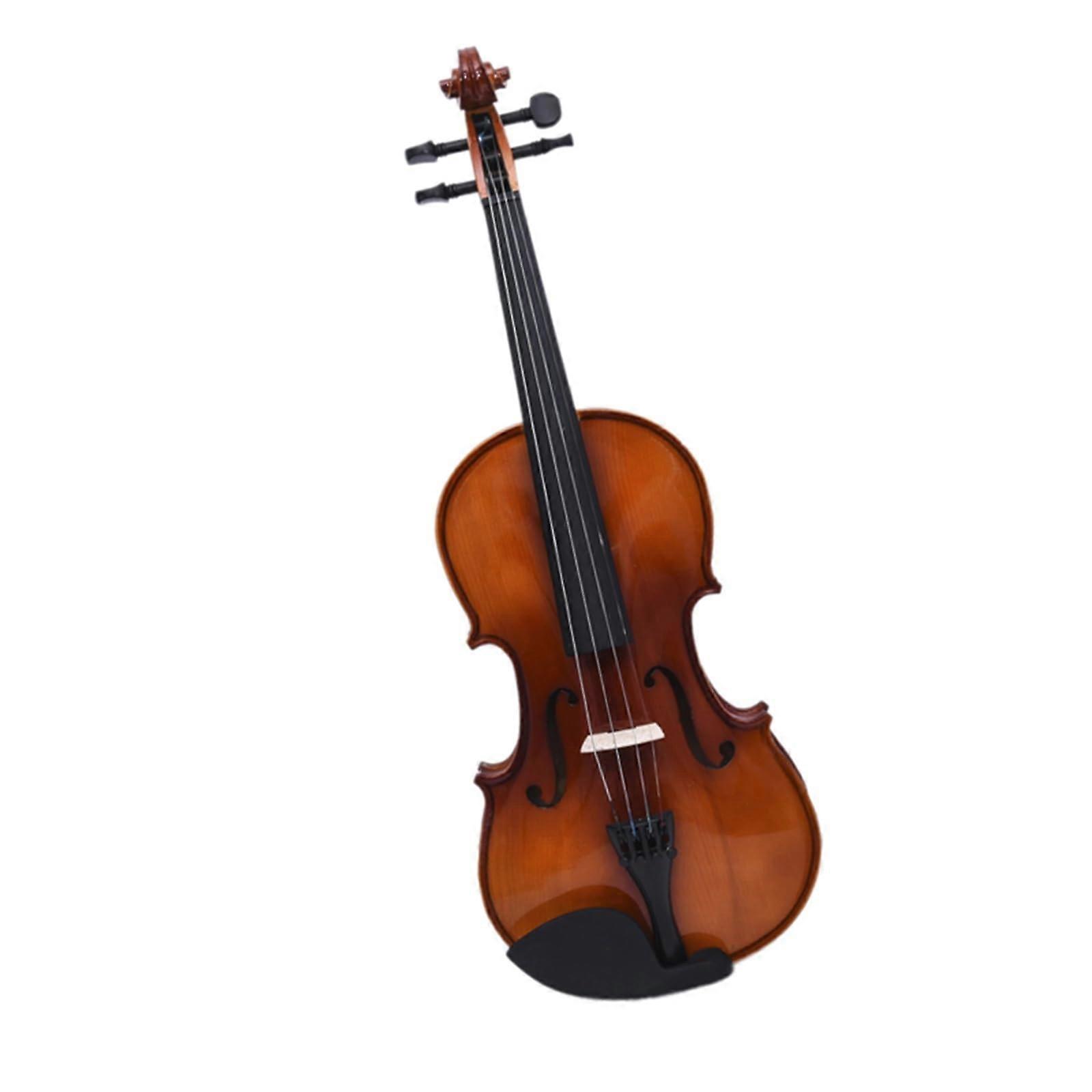 3/4 Beginner Violin Solid Spruce  Maple Back BeginnerFriendly Setup with Bow Set