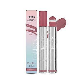 Fard liquido rotante e lucidalabbra rosa intenso da 4 ml, idratante, facile da sfumare, a lunga tenuta, multifunzionale, per contouring e illuminamento.
