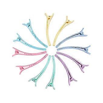 12 hair clips, 3.8-inch anti-skid big hair clip, fashionable banana clip hair styling accessories, suitable for women's and girls' hair.