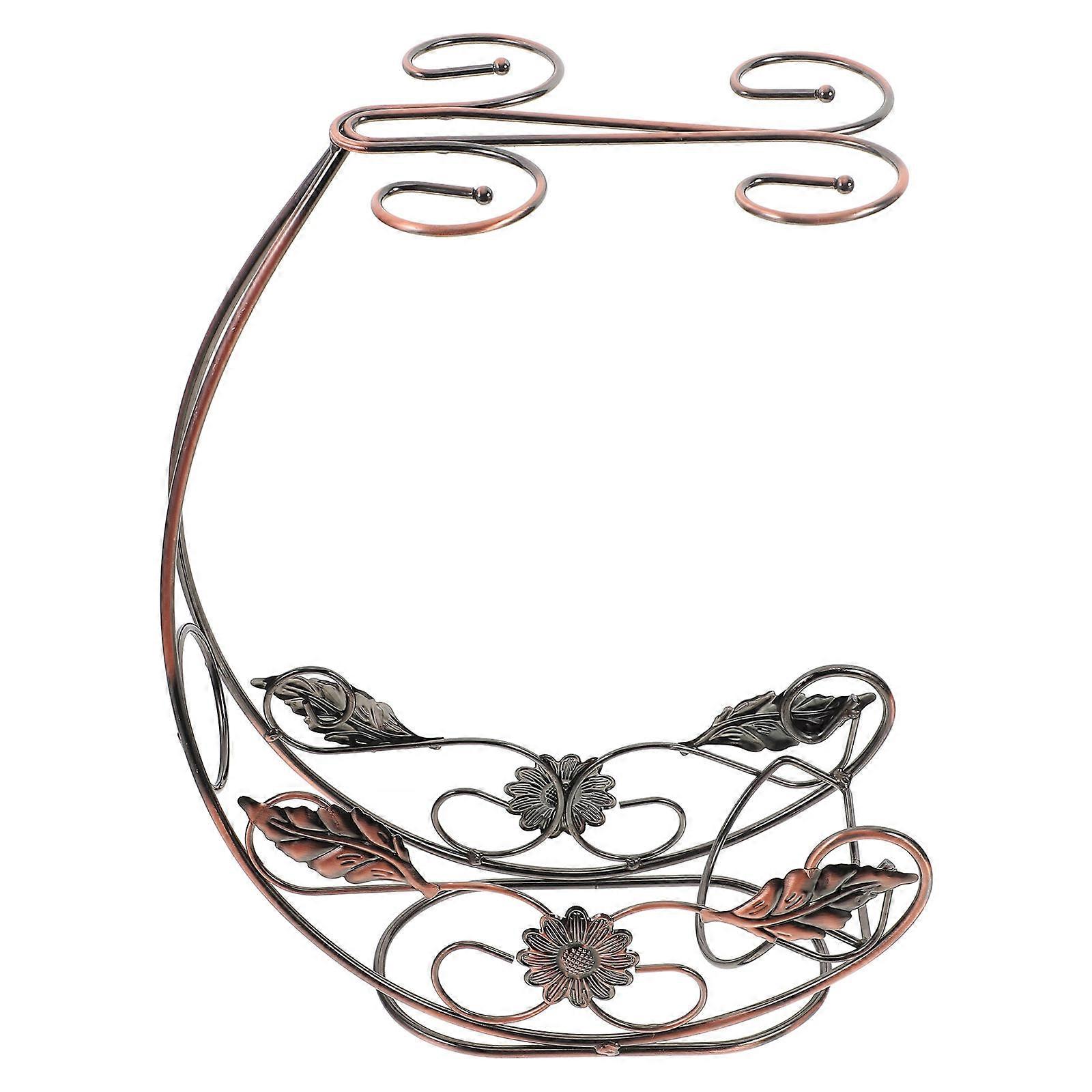 Upside Down Glass Rack for Storage Tabletop Display Holder