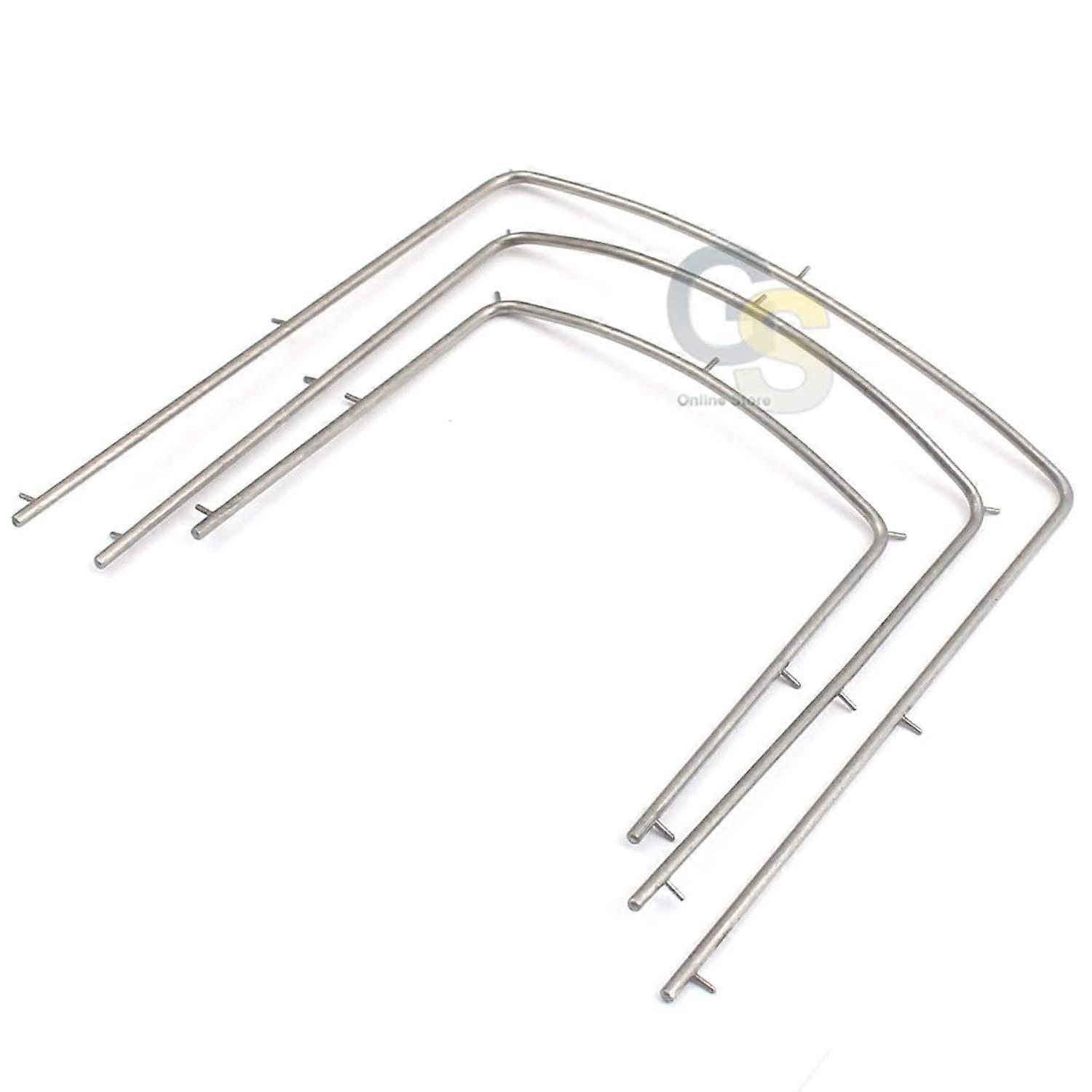 Orthodontic Rubber Dam Frame Set with Secure Sheet Positioning, Three Sizes, Reusable