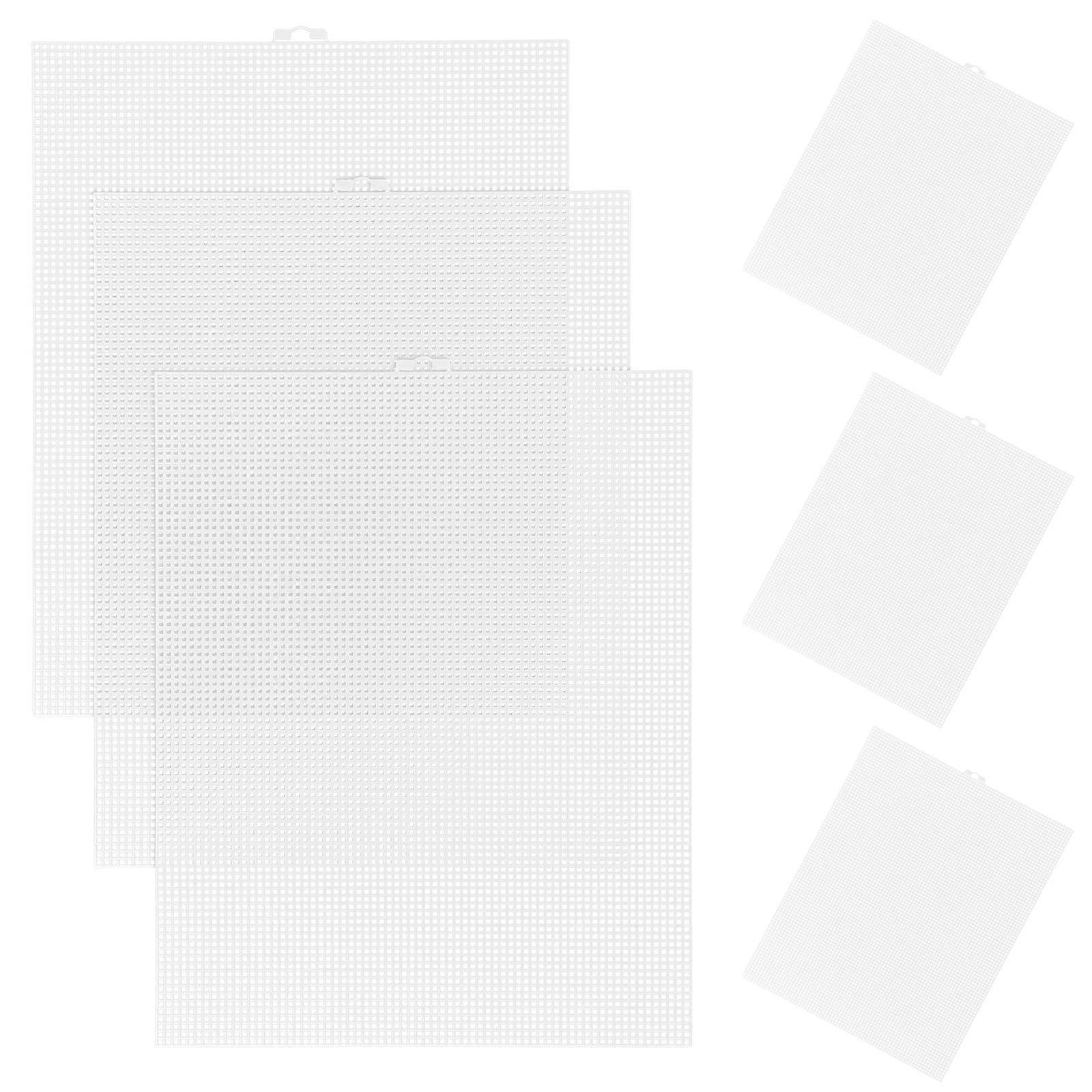 Plastic Canvas Sheets for Quilting Containing 12Pcs White Durable Craft Sheets