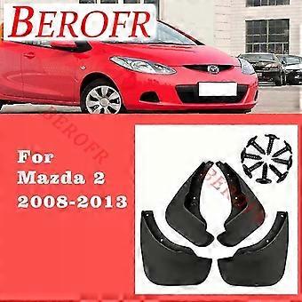 Gjelder for Mazda 2 / Demio 2008-2013 2009 2010 Sprutbeskyttelse Skjermer foran Bakskjerm Auto Styline Biltilbehør