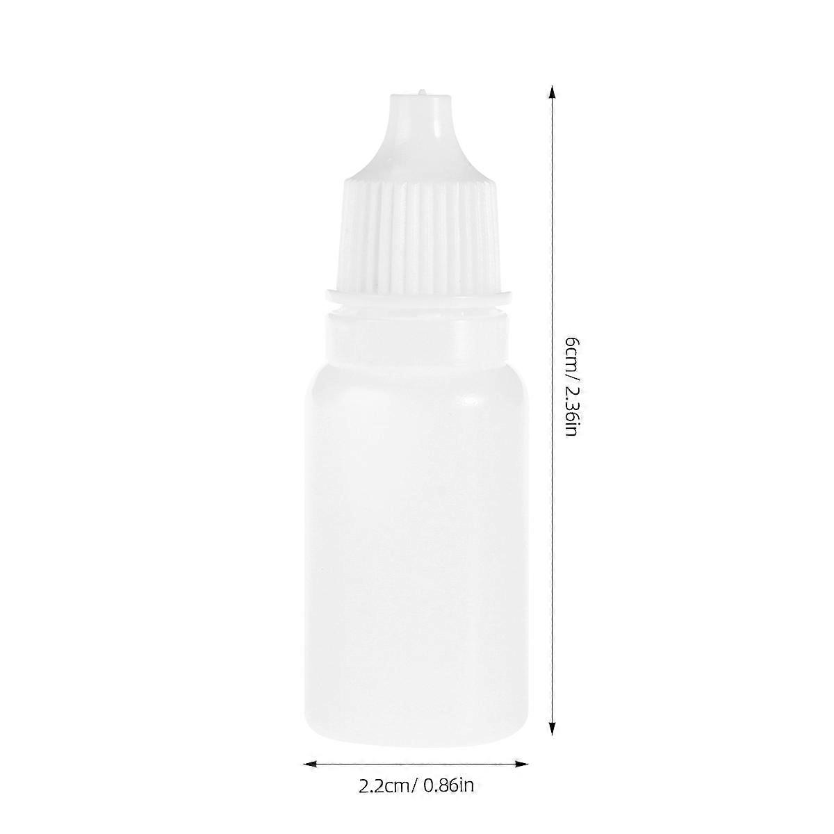 10Pcs 10ml Empty Plastic Squeezable Dropper Bottles Eye Liquid Dropper Dropping Bottles