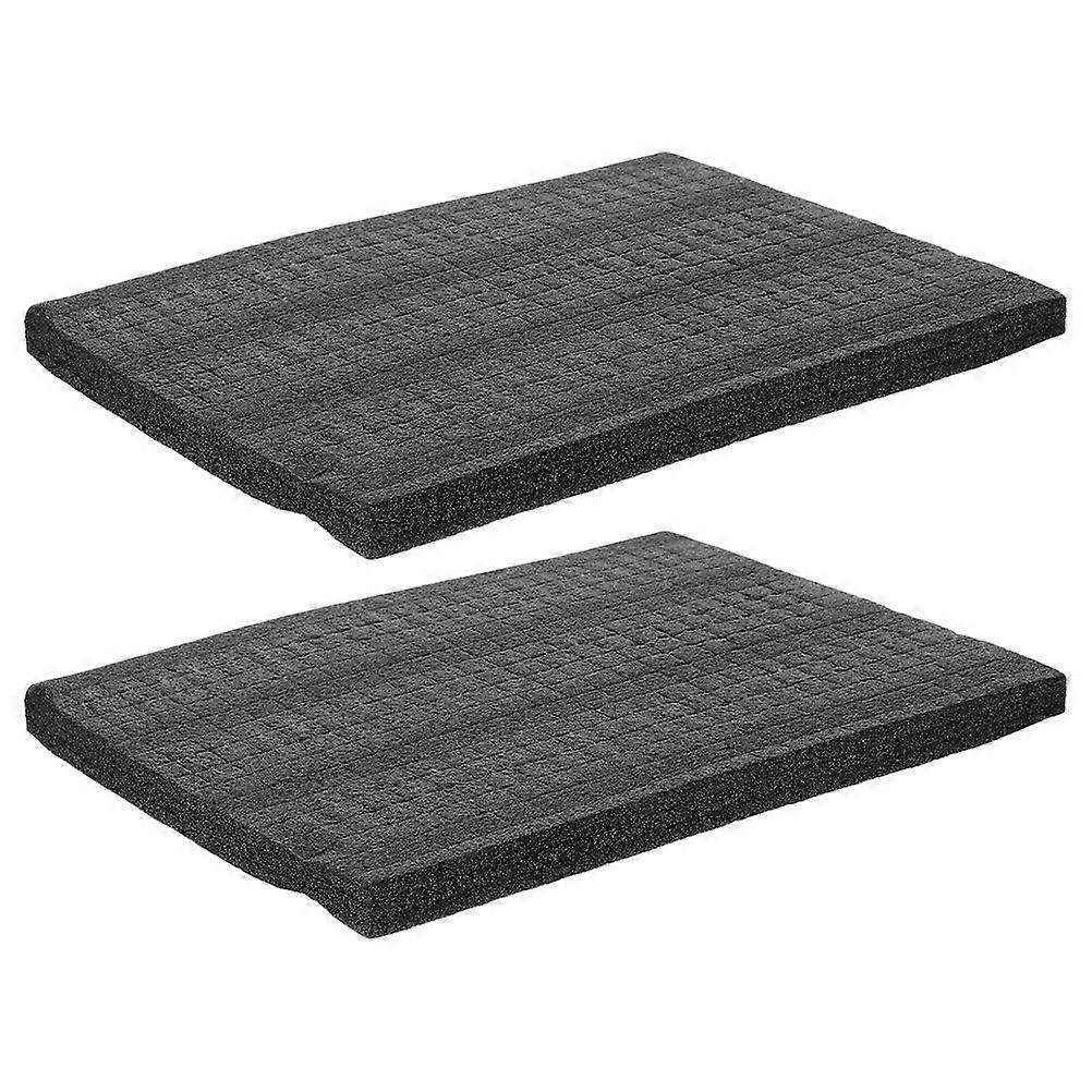 Black Foam Inserts for Toolboxes Providing Shock Absorbing Padding 2Pcs