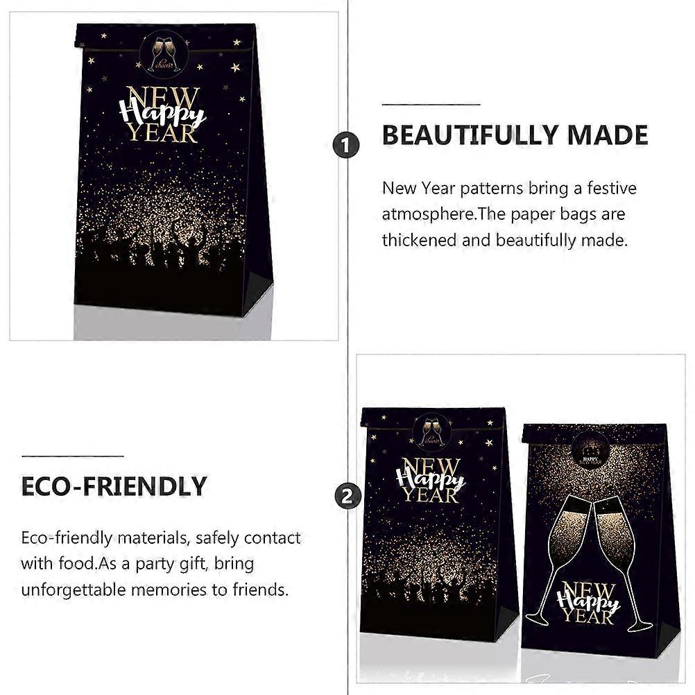 Present Paper Bags Small Candy Bags Rectangular Shape Eco Friendly Material 1 Set