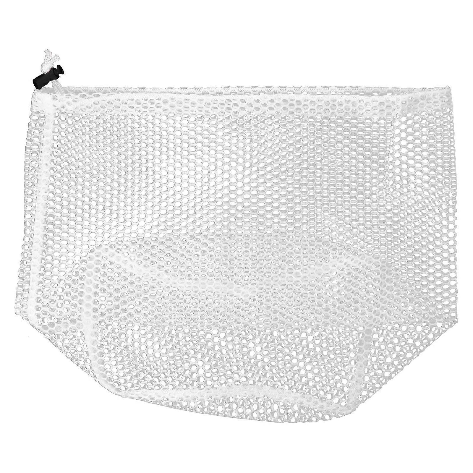 Laundry Bag for Washing Machine Mesh Drawstring 5Pcs White Set