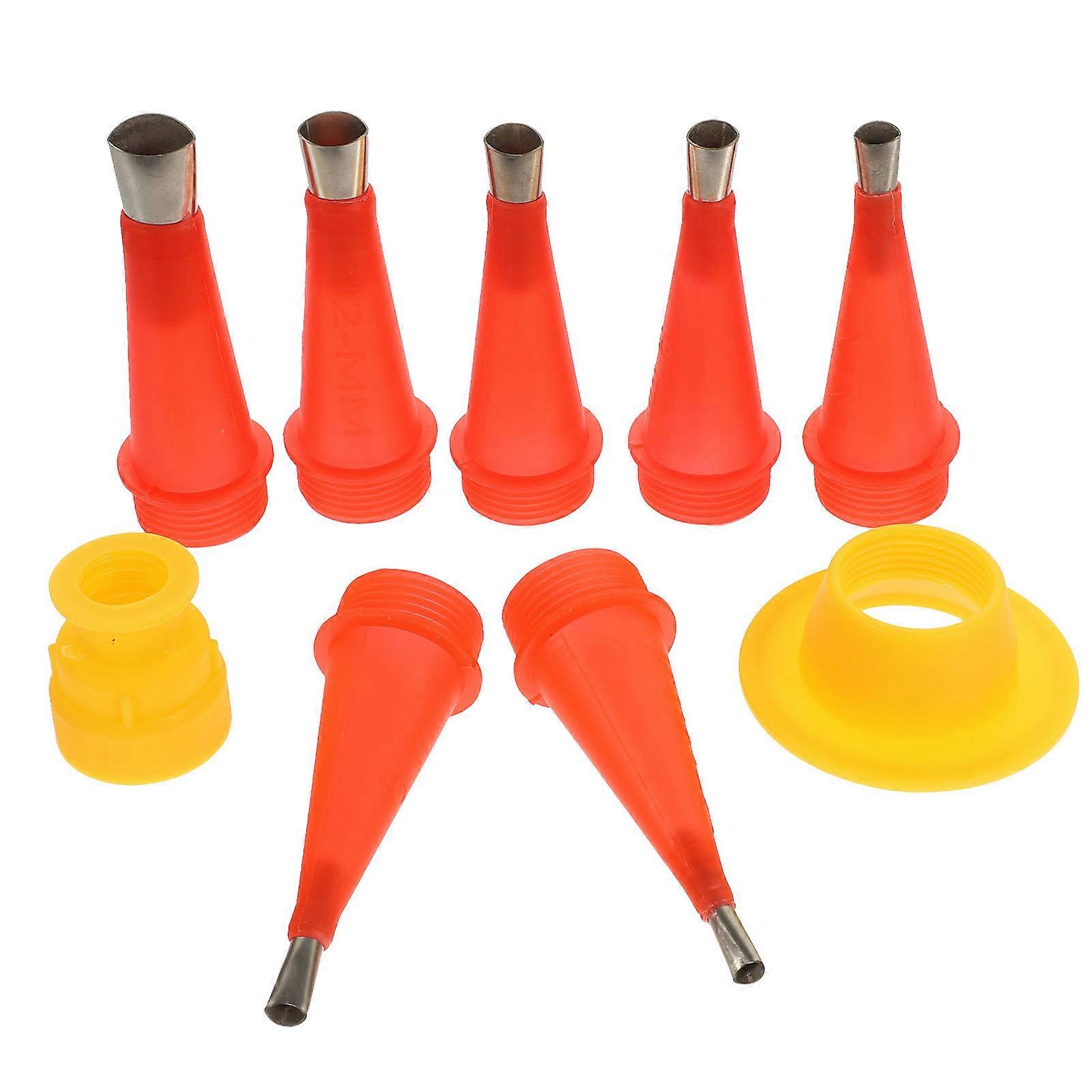 Caulking Nozzle Applicator Tool Assorted Color for Caulking 1Set Kit