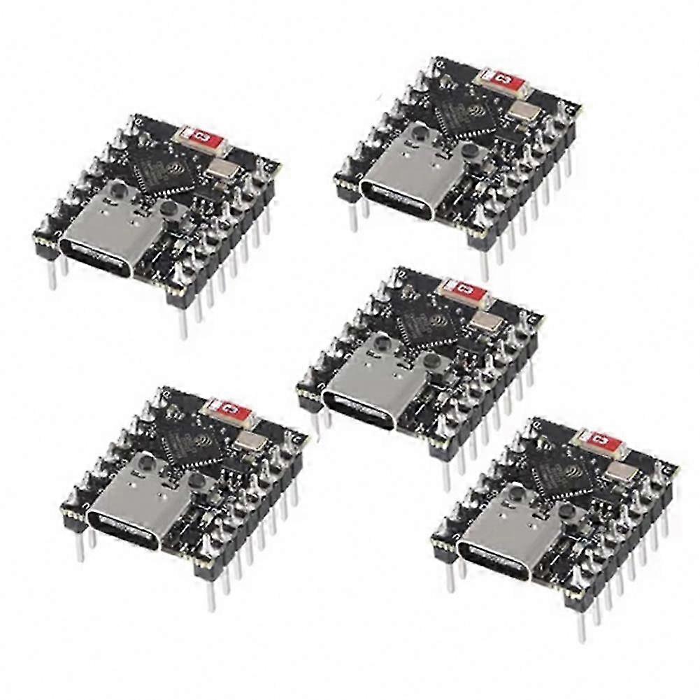 5pcs ESP32-C3 Mini Dev Board with WiFi and Bluetooth Support for IoT Projects