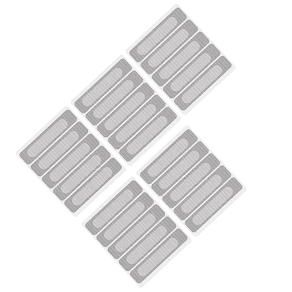 Waterproof Adhesive Seal Screen Patch Tape for Window Screen 5 Sheets 25Pcs