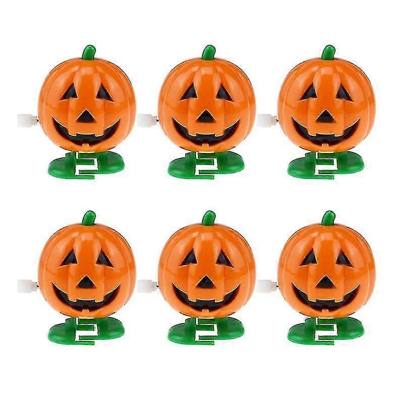6pcs Wind-up Pumpkin