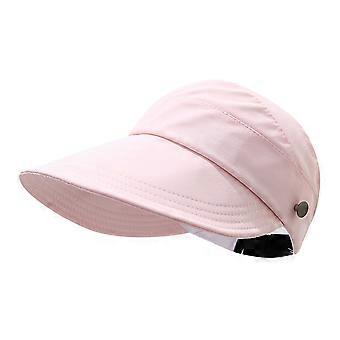 Empty Top Sun Hat for Women – Adjustable Straps with Extended Brim – for Running & Cycling