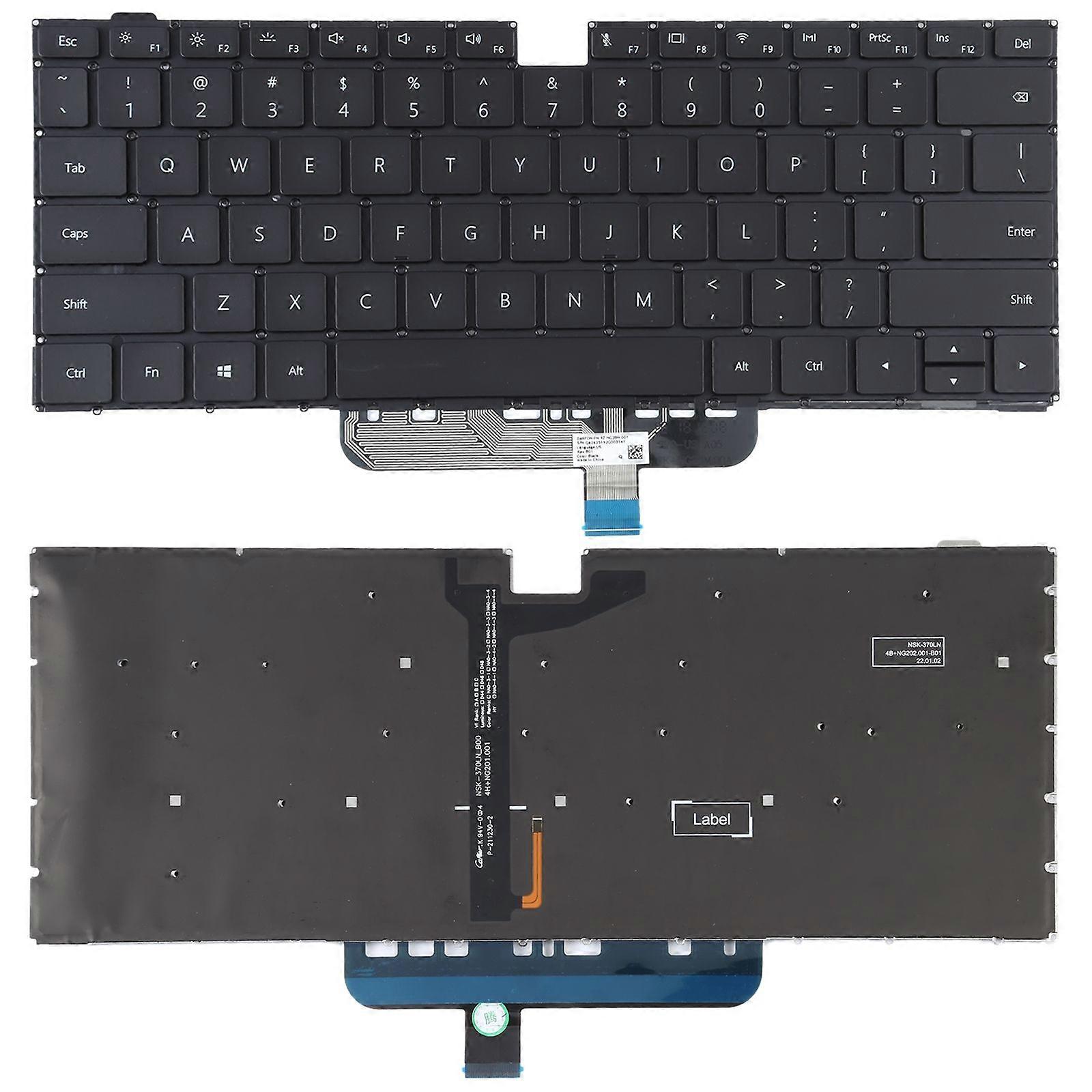 US Keyboard with Backlight For Huawei Matebook D14 D15