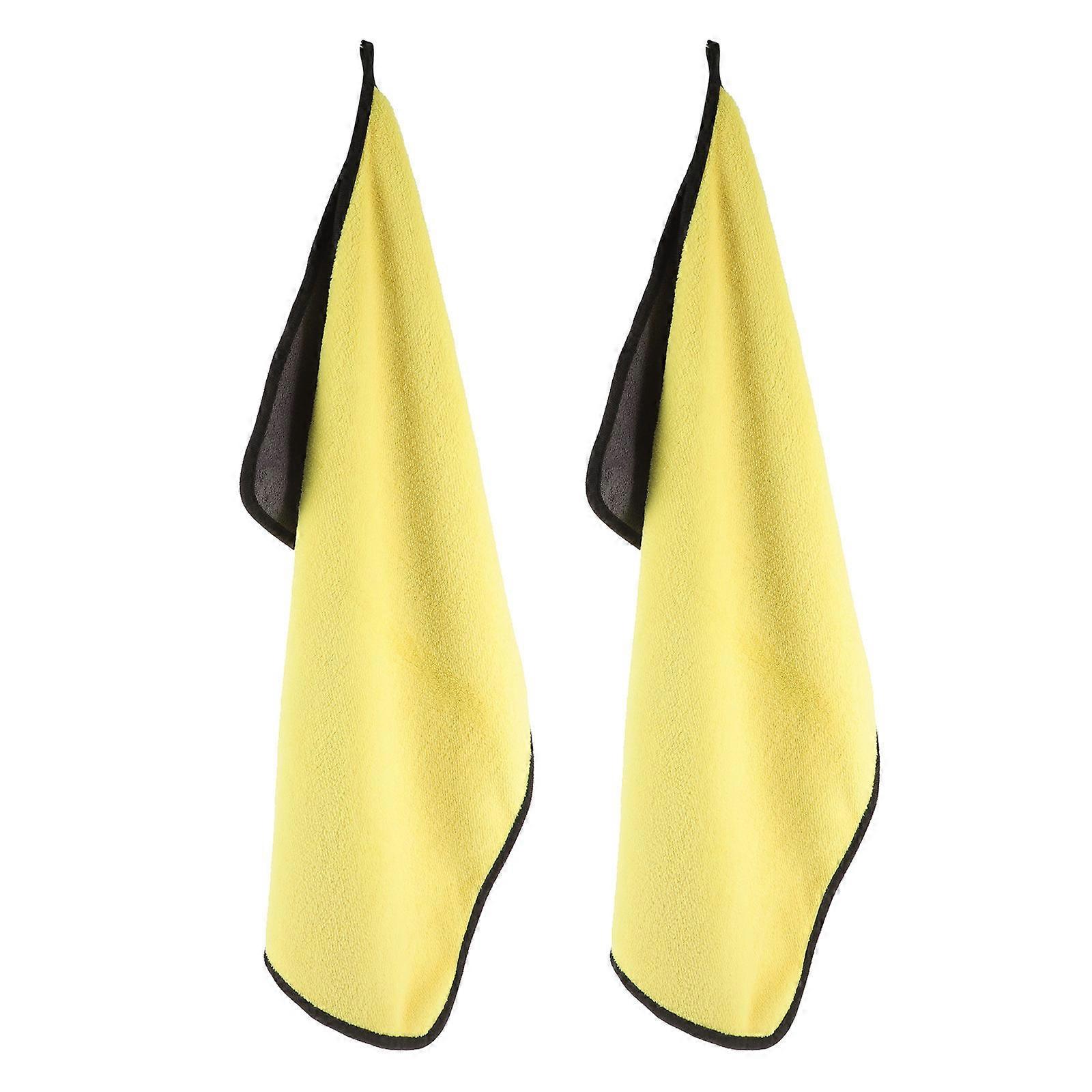 2Pcs Motorcycle Cleaning Towels Reusable Cloth Towels Multi-function Drying Towels