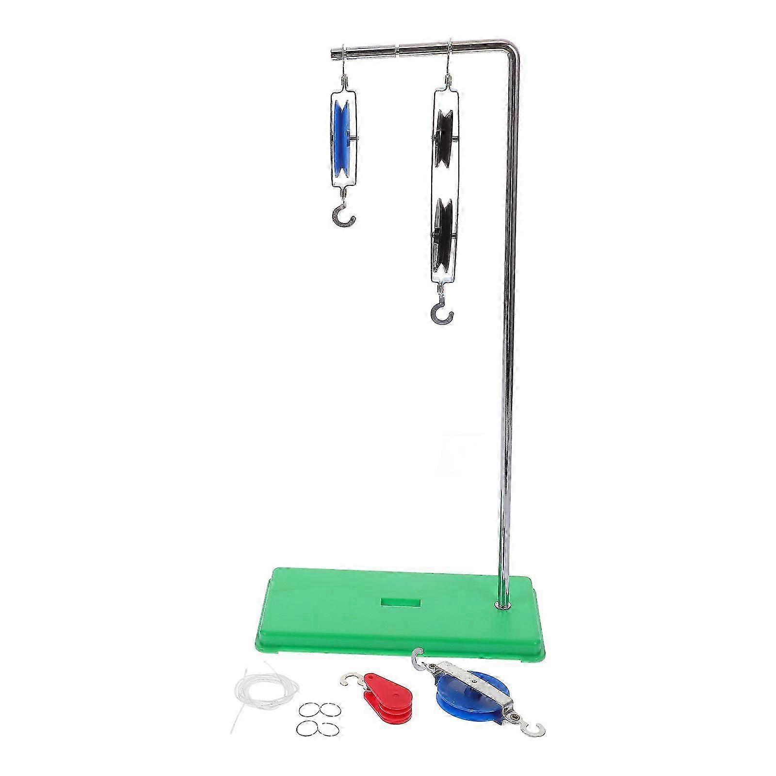 1 Set Pulley System Kit Science Experimental Tool Physics Tool Pulleys And Bracket Set