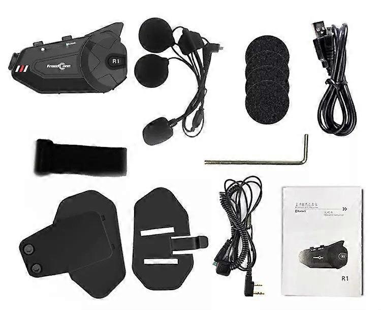 Freedconn R1 Plus E Motor Intercom Zwart