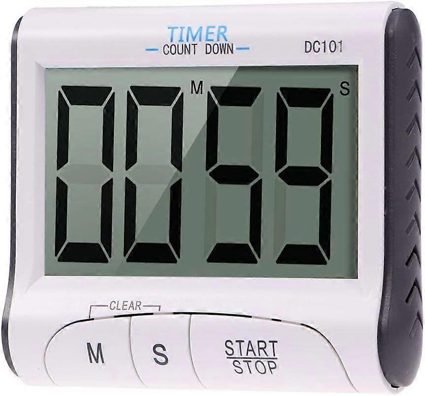 DC101 Digital Kitchen Cooking Timer Count Down Up Clock Loud Alarm with Large LCD Display Screen