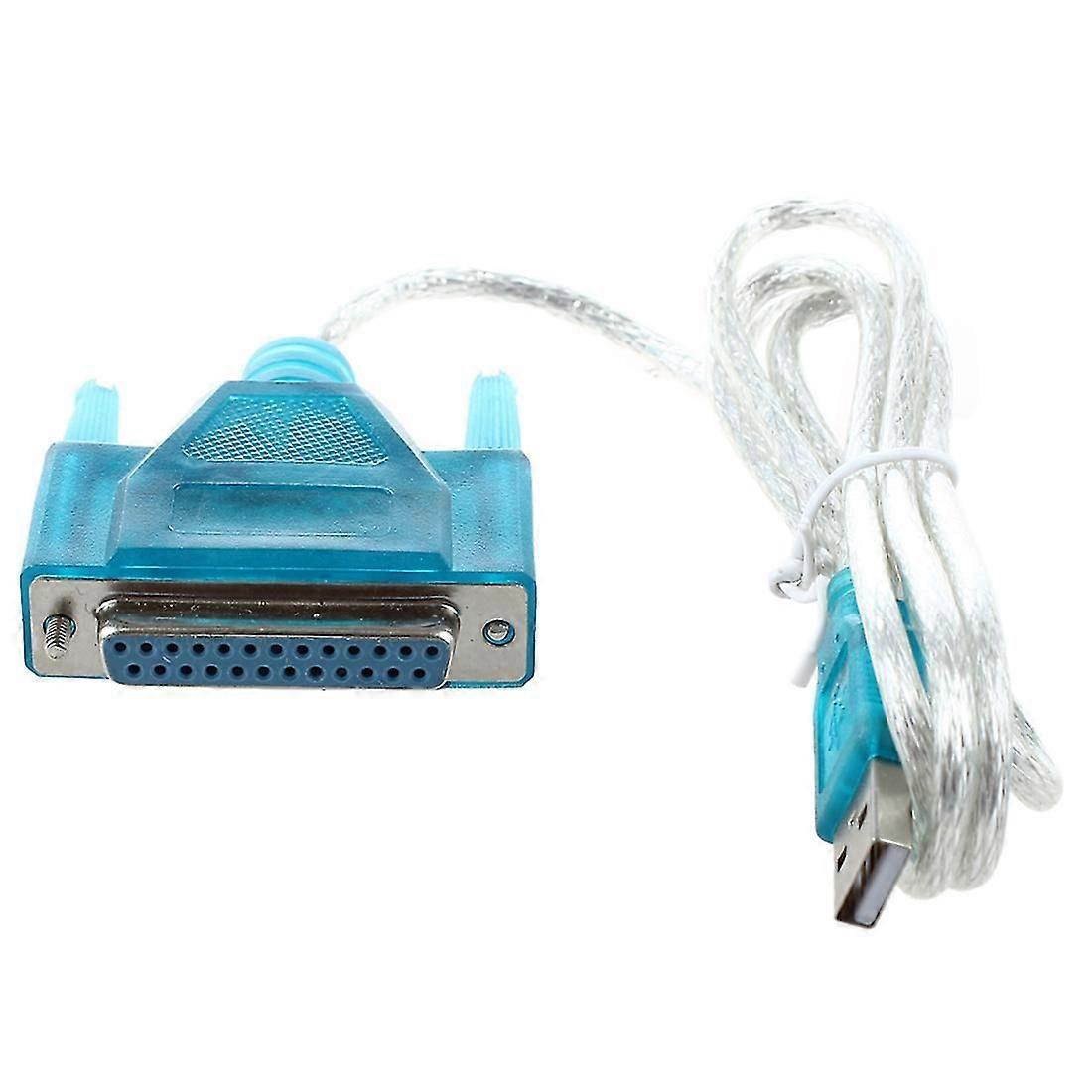 USB til printer DB25 25-bens parallelportkabeladapter
