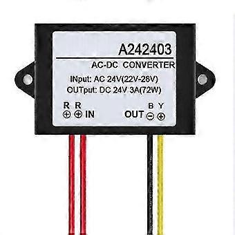 Ac 24v To Dc 24v 1/2/3a Mini Waterproof Power Supply Converter Adapter Module Qinhaic